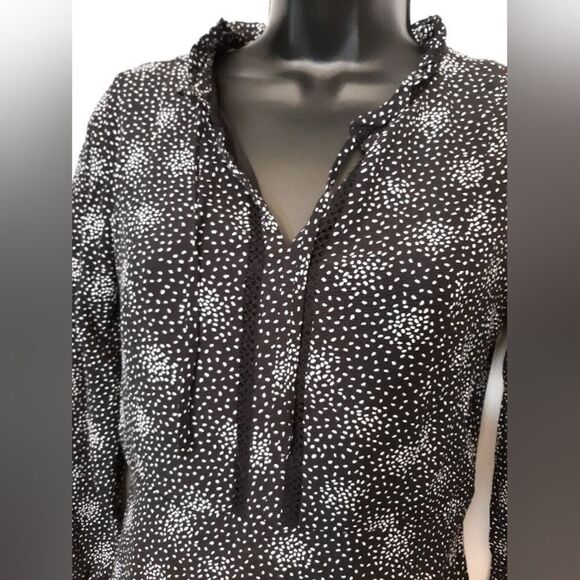 Loft petite black long sleeve mini dress - Picture 6 of 6